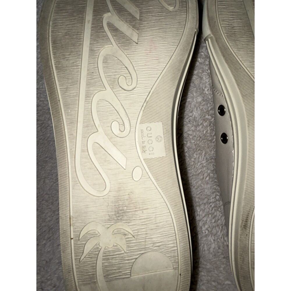 Gucci Miro Soft Leather Mystic White Sneakers - Picture 9 of 14